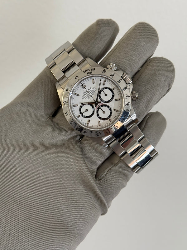 Rolex Watch Cosmograph Daytona 16520 - White Dial Zenith - A-Serial - Watch Only (1999)