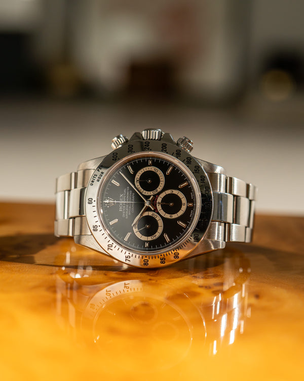 Rolex Watch Cosmograph Daytona 16520 - Zenith Black Dial - Watch Only - 1999
