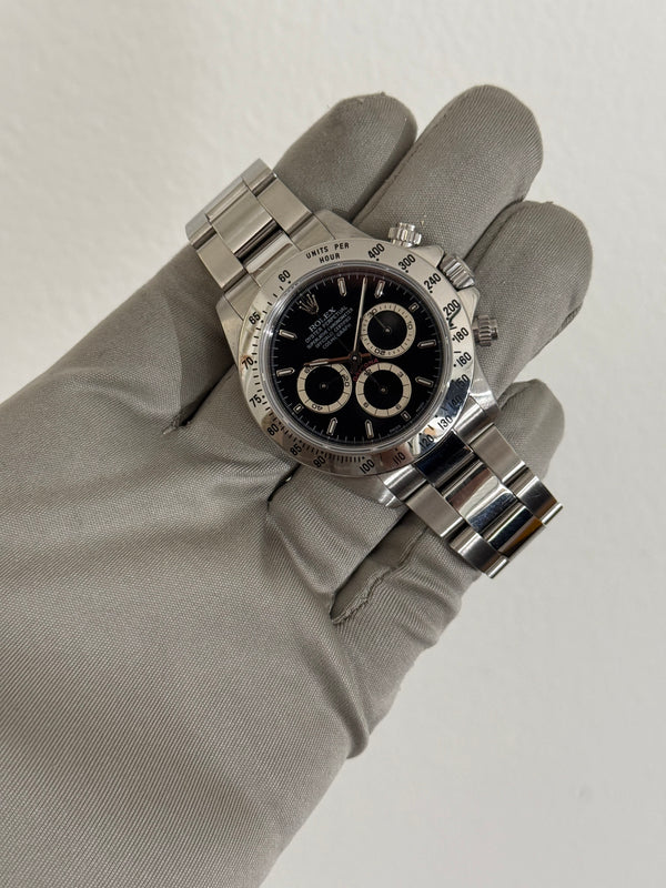 Rolex Watch Cosmograph Daytona 16520 - Zenith Black Dial - Watch Only - 1999