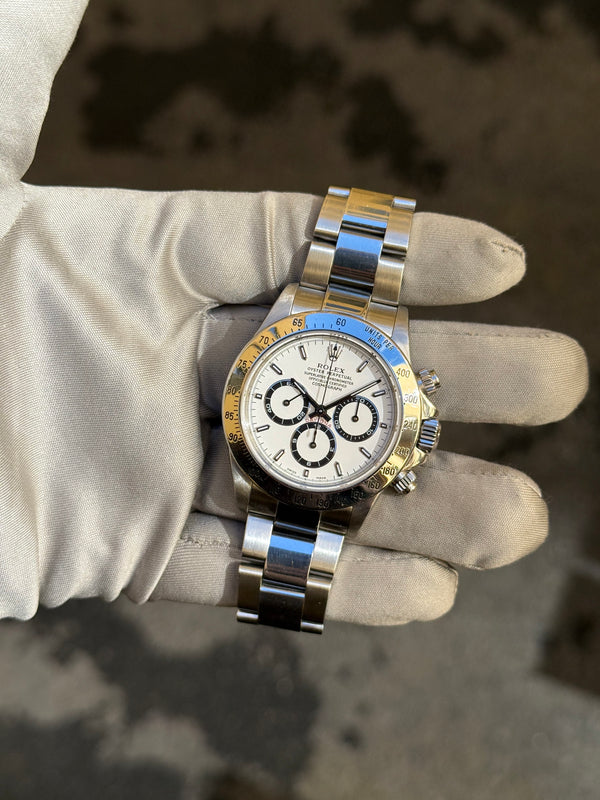 Rolex Watch Cosmograph Daytona 16520 - Zenith White Dial - Watch Only - 1999