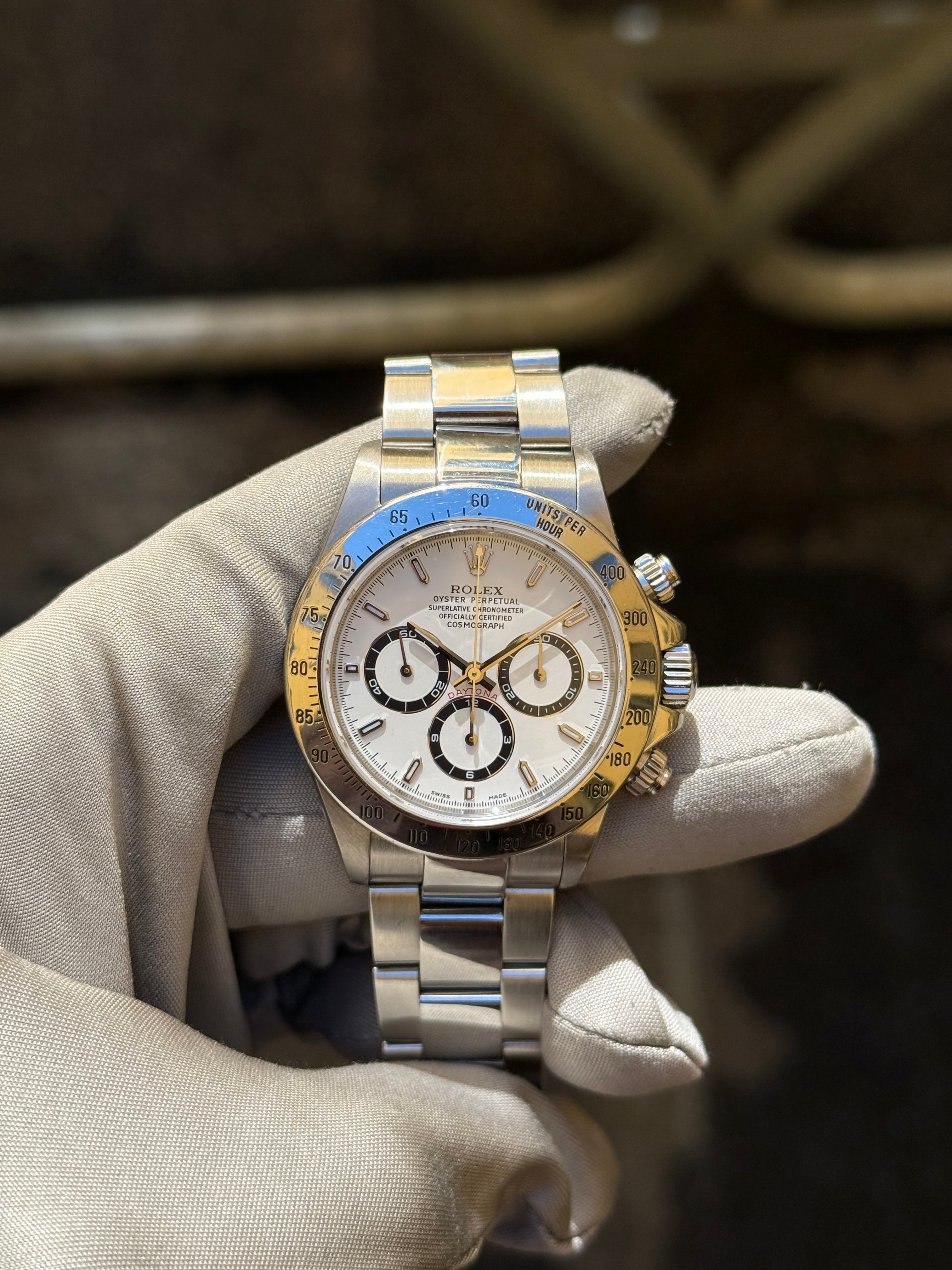 Cosmograph Daytona 16520 - Zenith White Dial - Watch Only - 1999