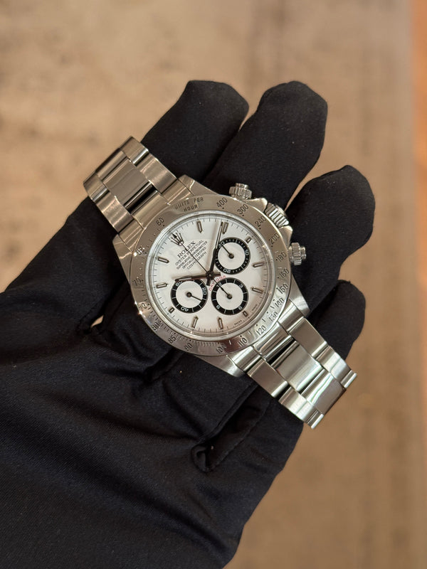 Rolex Watch Cosmograph Daytona 16520 - Zenith White Dial - Watch Only - 2000