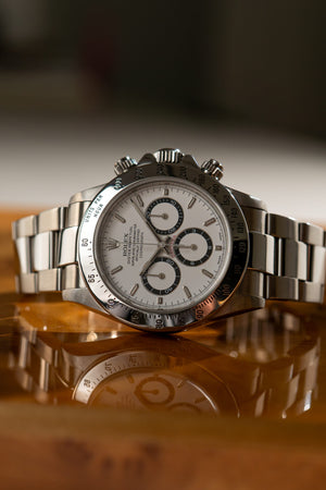 Rolex Watch Cosmograph Daytona 16520 - Zenith White Dial - Watch Only - 2000