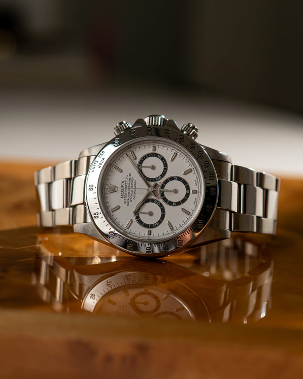 Rolex Watch Cosmograph Daytona 16520 - Zenith White Dial - Watch Only - 2000