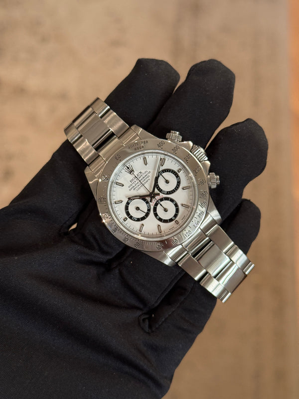 Rolex Watch Cosmograph Daytona 16520 - Zenith White Dial - Watch Only - 2000