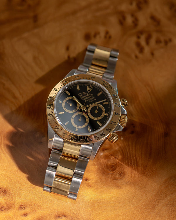 Rolex Watch Cosmograph Daytona 16523 - Black Dial Two-Tone - Watch Only (2000)