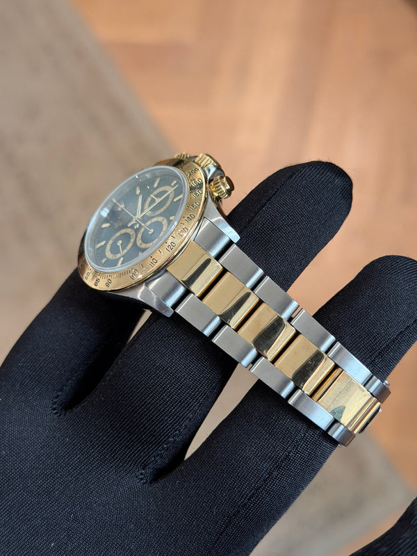 Rolex Watch Cosmograph Daytona 16523 - Black Dial Two-Tone - Watch Only (2000)