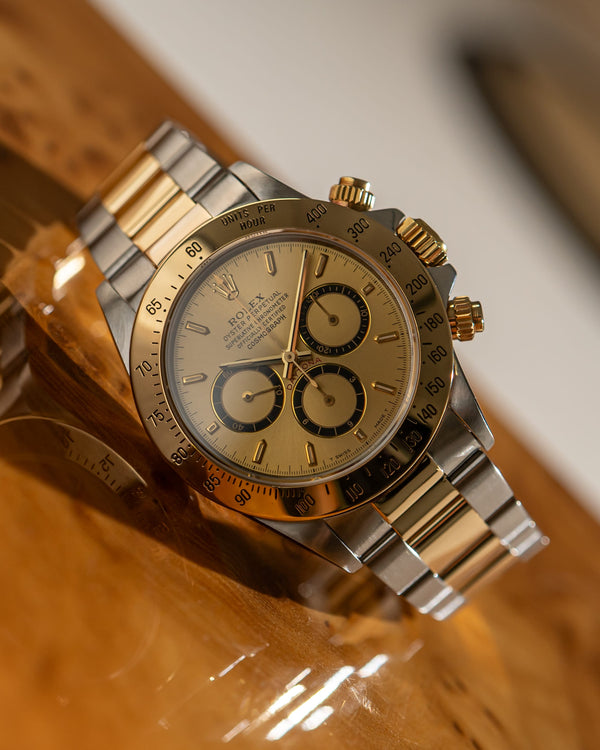 Rolex Watch Cosmograph Daytona 16523 - Zenith Inverted 6 Champagne Dial - Watch Only (1990)