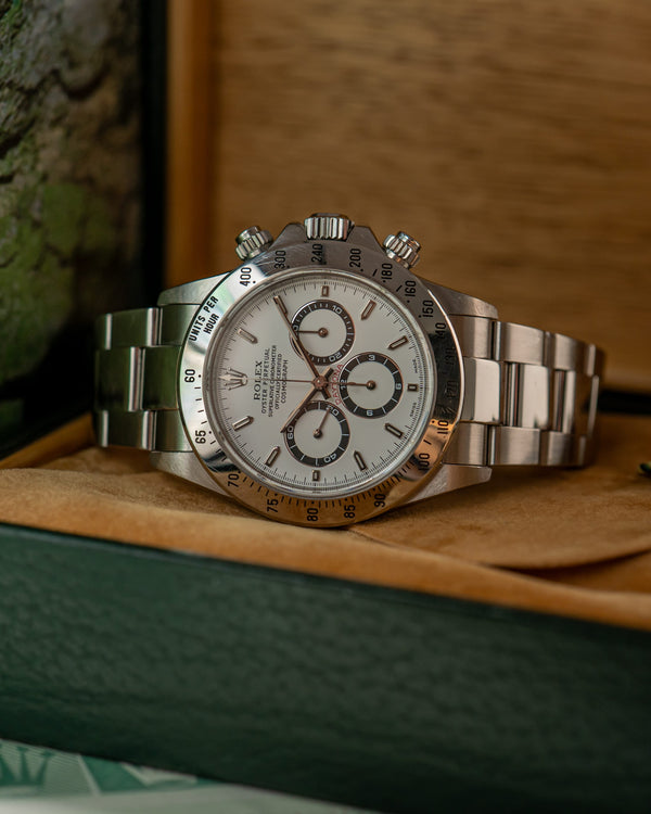 Rolex Watch Cosmograph Daytona "Zenith" 16520 - White Dial - Full Set - 1999