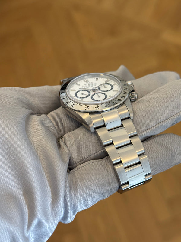 Rolex Watch Cosmograph Daytona "Zenith" 16520 - White Dial - Full Set - 1999