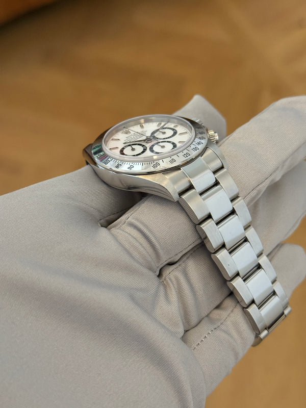 Rolex Watch Cosmograph Daytona "Zenith" 16520 - White Dial - Full Set - 1999