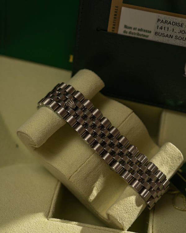 Rolex Datejust 116244 - Floral Dial & Diamond Bezel - Full Set (2010)