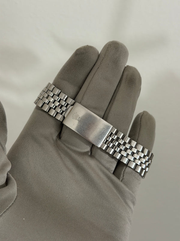 Rolex Watch Datejust 1601 - Silver Dial - White Gold Fluted Bezel - Watch Only - ca. 1973
