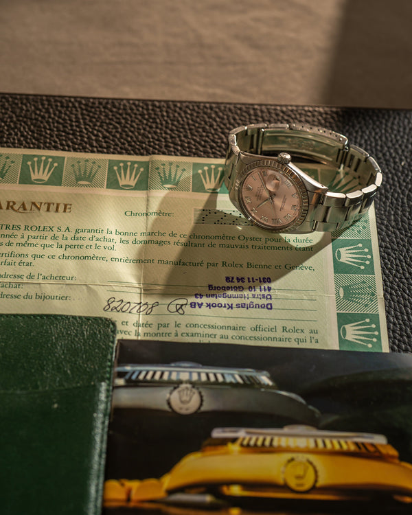Rolex Datejust 16030 - Salmon Roman Dial - With Papers (1982)