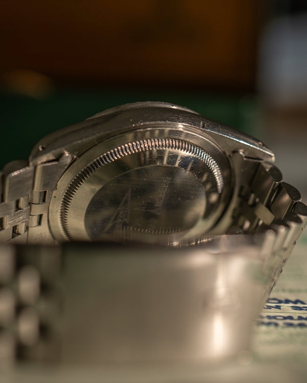 Rolex Datejust 16220 - Blue Dial - Full Set (1991)