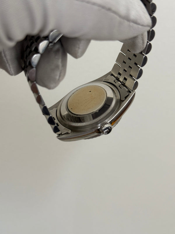 Rolex Watch Datejust 16220 - Engine-Turned Bezel - Silver Dial - Watch Only (1996)