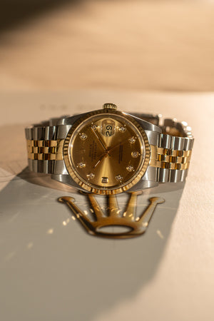 Rolex Datejust 16233 – “Big Diamond Dial” – S Serial (1993)