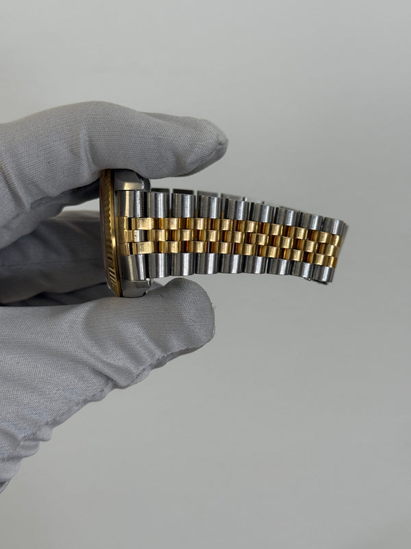 Rolex Watch Datejust 16233 - Blue Dial Two-Tone Jubilee - Papers - 1996