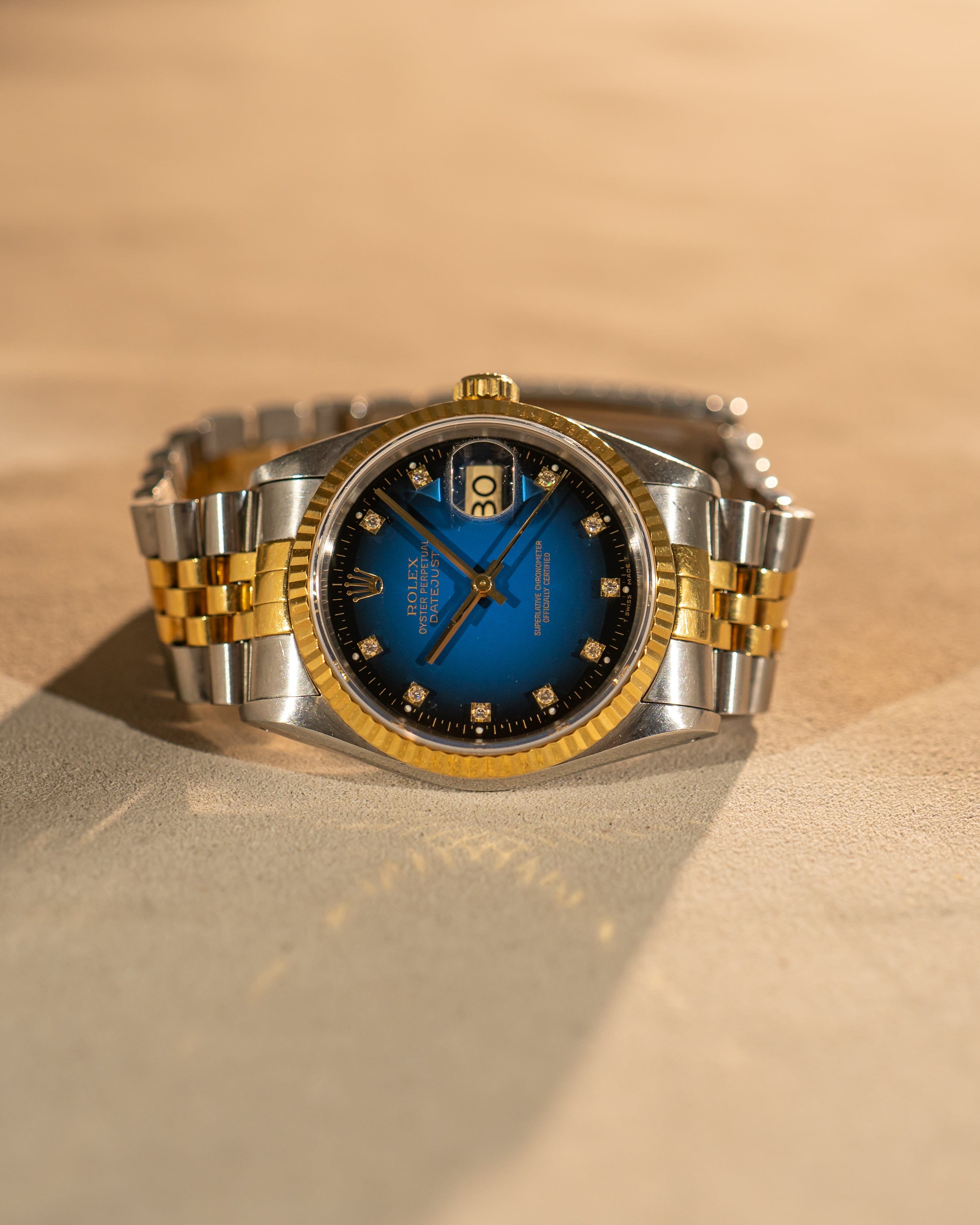 Datejust 16233 – Blue Vignette Diamond Dial 1993)