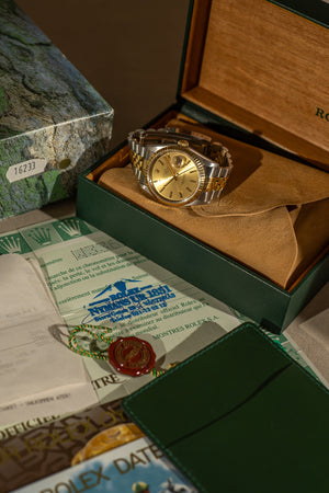 Rolex Datejust 16233 – Champagne Dial – Full Set (1996)