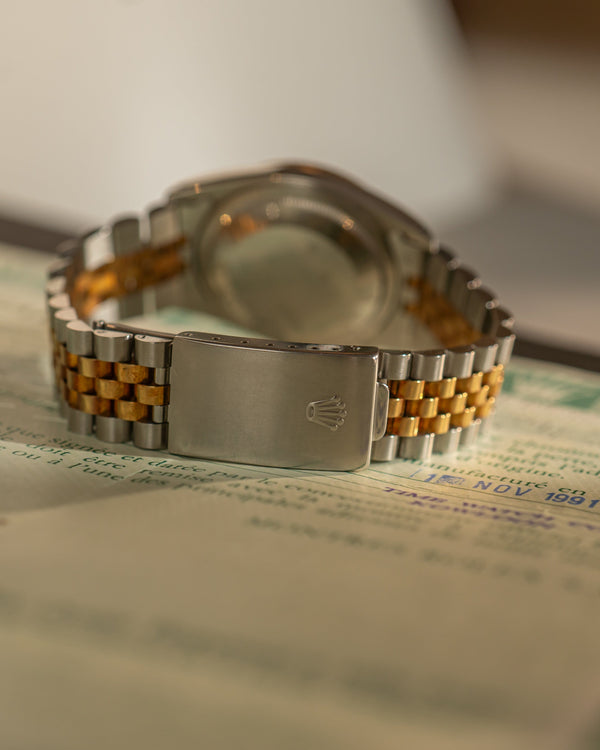 Rolex Datejust 16233 - Champagne Diamond Dial - With Papers (1991)