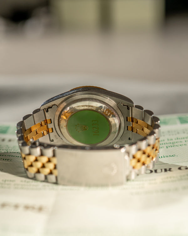 Rolex Datejust 16233 - Linen dial - With papers (ca. 1996)