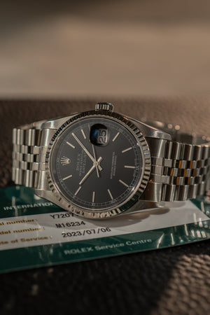Rolex Datejust 16234 - Black Dial (ca. 2002)
