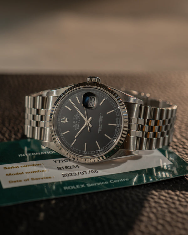 Rolex Datejust 16234 - Black Dial (ca. 2002)