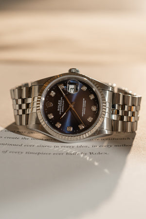 Rolex Datejust 16234 – Blue Diamond Dial – S-Serial (ca. 1993)