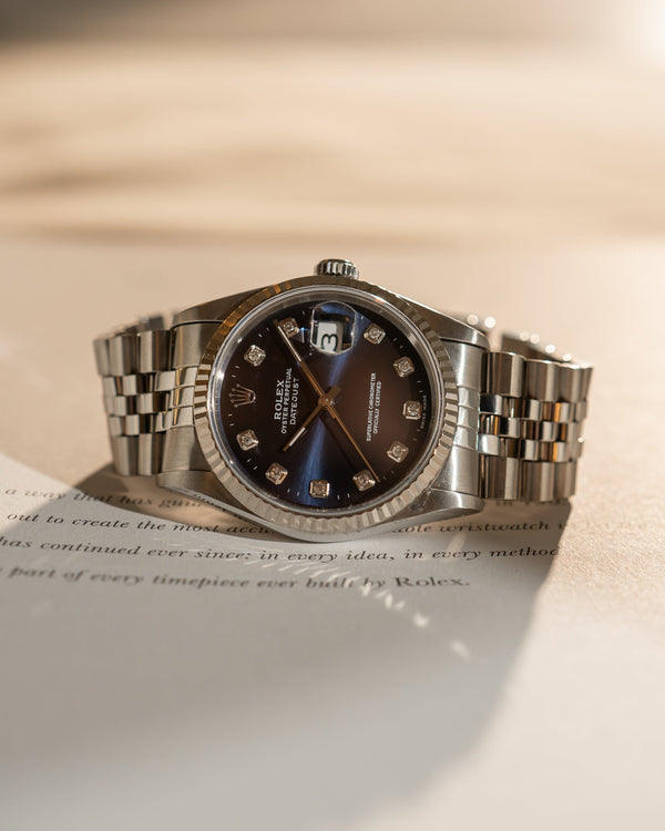 Rolex Datejust 16234 – Blue Diamond Dial – S-Serial (ca. 1993)