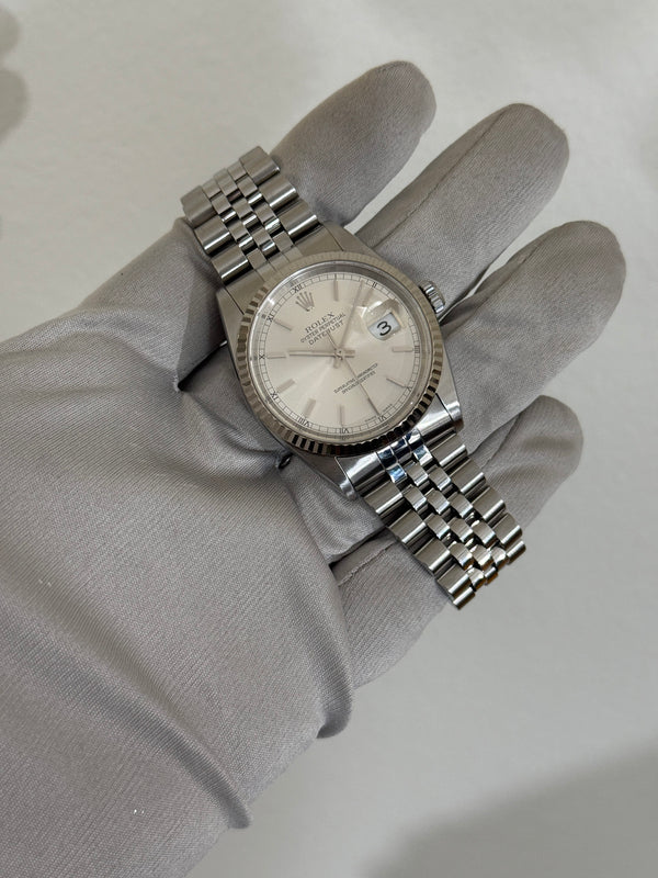 Rolex Watch Datejust 16234 - Silver Stick Dial - Watch Only (2001)
