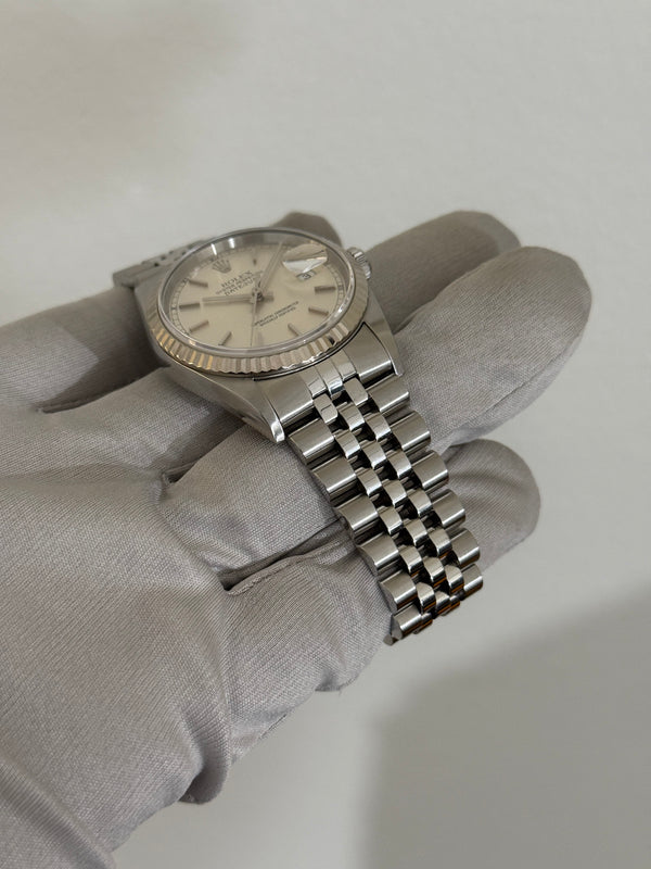 Rolex Watch Datejust 16234 - Silver Stick Dial - Watch Only (2001)