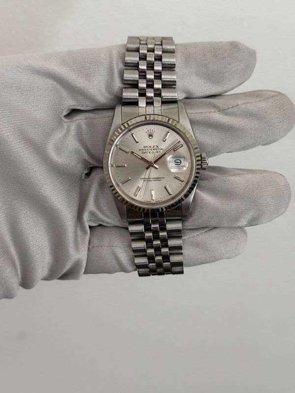 Rolex Watch Datejust 16234 - Silver Tritium Dial - Watch Only - ca. 1990