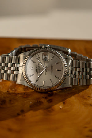 Rolex Watch Datejust 16234 - Silver Tritium Dial - Watch Only - ca. 1990