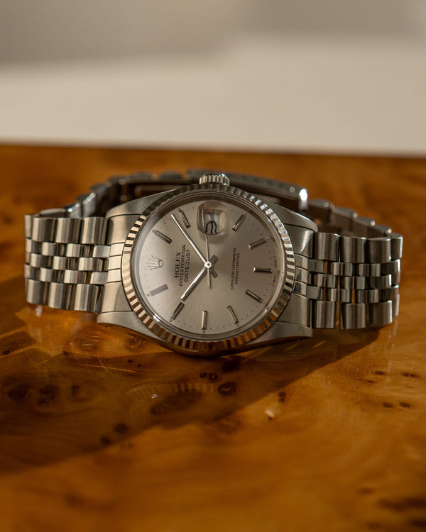Rolex Watch Datejust 16234 - Silver Tritium Dial - Watch Only - ca. 1990