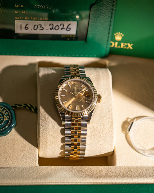 Rolex Datejust 28 279173 - Champagne Dial - New & Unworn - Full Set (2026) - Inc. 25% VAT