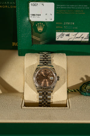 Rolex Datejust 28 279174 - Pink Diamond Dial - Full Set (2021)