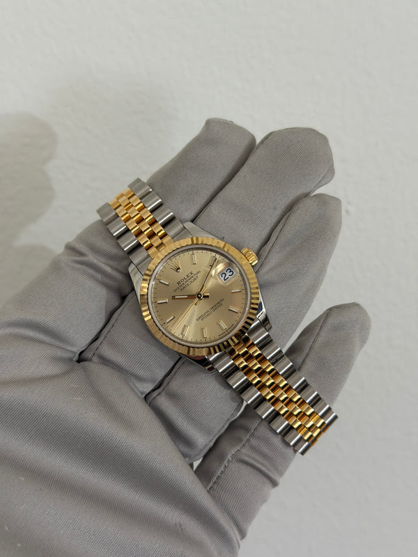 Rolex Watch Datejust 31 278273 - Champagne Dial - Two-Tone Jubilee - Box & Card (2019)