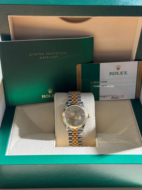 Rolex Watch Datejust 31 278273 - Champagne Dial - Two-Tone Jubilee - Box & Card (2019)