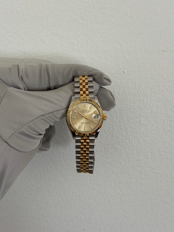 Rolex Watch Datejust 31 278273 - Champagne Dial - Two-Tone Jubilee - Box & Card (2019)