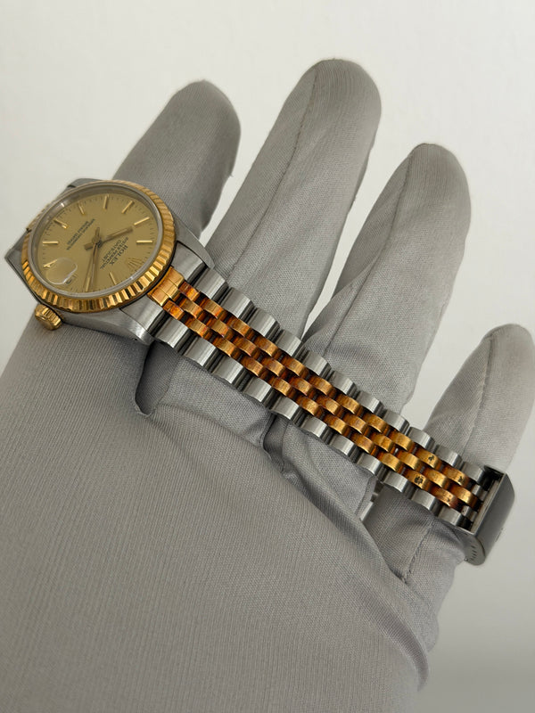 Rolex Watch Datejust 31 68273 - Champagne Dial - Papers - 1990