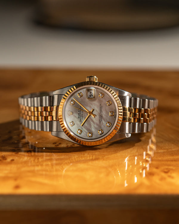 Rolex Watch Datejust 31 68273 - Mother of Pearl Diamond Dial - Watch Only - 1995