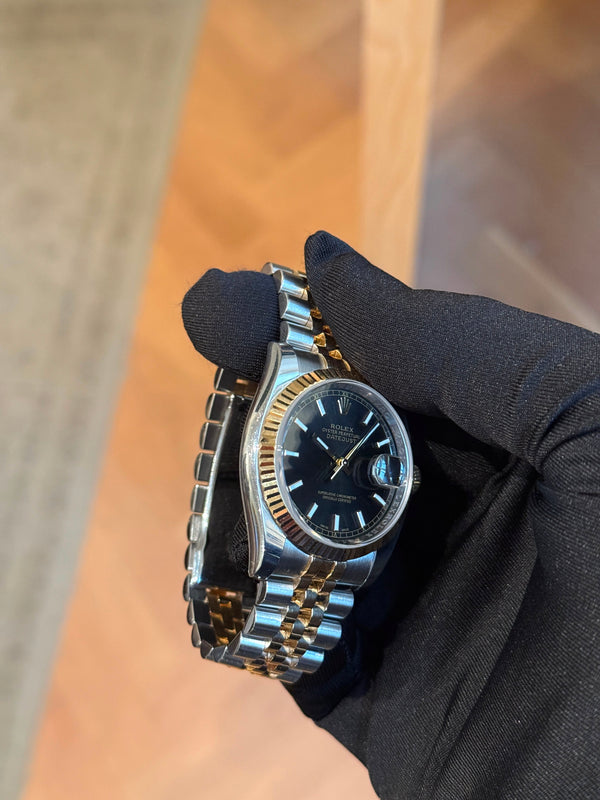 Rolex Watch Datejust 36 116233 - Black Dial - Two-Tone - Full Set - 2010