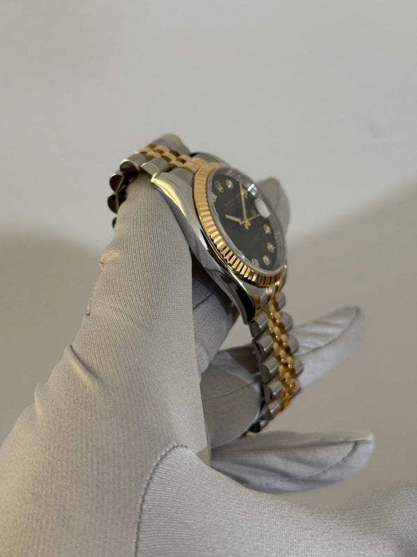 Rolex Watch Datejust 36 116233 - Black Diamond Dial - Full Set - 2014