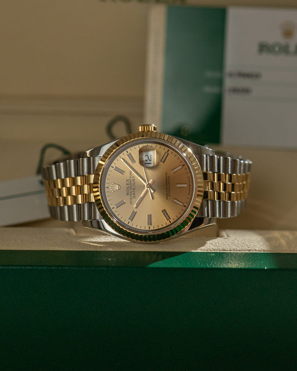 Rolex Watch Datejust 36 126233 - Champagne Dial - Box & Card - 2019