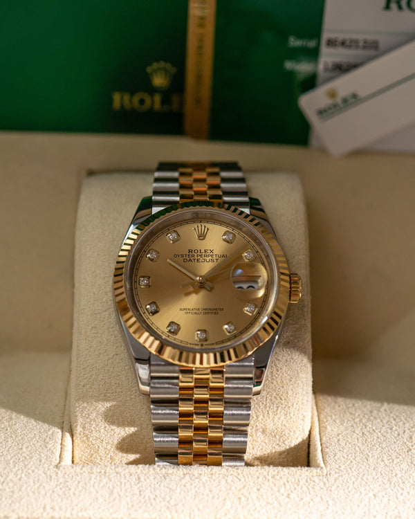 Rolex Watch Datejust 36 126233 - Champagne Diamond Dial - Two-Tone Jubilee (2018)
