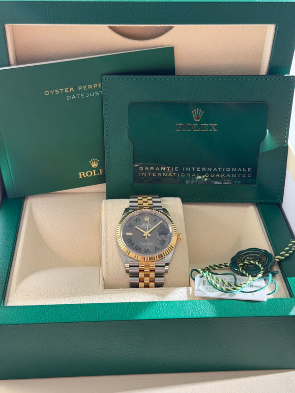 Rolex Watch Datejust 36 126233 - Two-Tone Wimbledon - Full Set (2022)