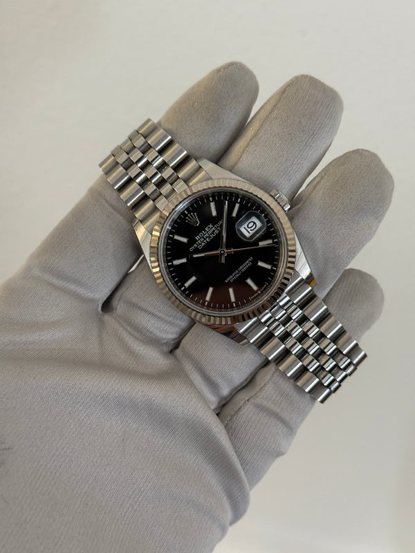 Rolex Watch Datejust 36 126234 - Black Dial - Full Set - 2021