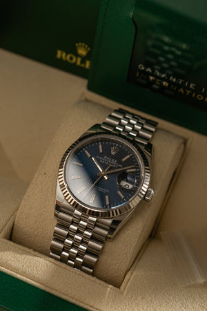 Rolex Datejust 36 126234 – Blue Dial – Full Set (2021)