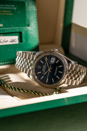 Rolex Watch Datejust 36 126234 - Blue Dial - Full Set - 2021